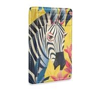 Yoogain animal in The Jungle leather slim wallet women with money clip RFID Blocking credit card organizer for Men and Women