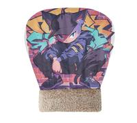 Yoogain Cartoon Cat Colorful Hip Pop Cat Sleeping Bags Cave for Indoor Cats Tunnel Hideaway Winter Cozy Semienclosed