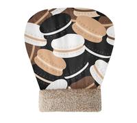 Yoogain Cartoon Cute Biscuit Brown Black Cat Bed Sleeping Bags for Cats Pet Mat Pad Sack Cold Weather Comfortable Washable