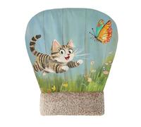 Yoogain Cat Chasing A Colorful Butterfly Cat Cave Bed Sleeping Bag Perfect Shelter Pet Pad Sack Cold Weather Comfortable Cozy Self Heating