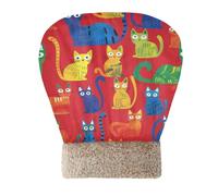 Yoogain Colorful Cartoon Cats Red Cat Bed Cave Bag for Indoor Cats or Small Dogs Hideway for cute's Winter Cozy Semienclosed