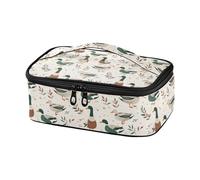 Yoogain Cream Playful Mallard Colorful Lunch Bag For Men Leakproof Work Lunchbox For Men with Handle for Work