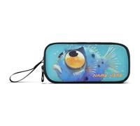 Yoogain customizable Aesthetic Beauty Guinea Pig Nylon Pencil Bags For Teen Girls High Capacity Pencil Case For College Stationery Bag for College Man