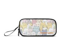Yoogain customizable Cute Animals Nylon Pencil Bag With Zipper Large Capacity Mesh Pen Pencil Case Stationery Organizer for Elementary Adults