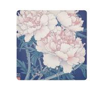 Yoogain Customizable Light Pink and FLOWER and whites PeoniesMake Up Bag Cloth Protective Travel Make Up Organizer Wrap 21.7 X 21.7 Wrapper Makeup For Women, light pink and FLOWER and whites peonies,