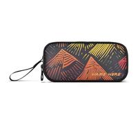 Yoogain customizable Multicolored Peaks Nylon Pencil Case Pencil Bag Big Capacity Pencil Case For Teen Girls Stationery Bag for Office Men