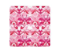 Yoogain Customizable Orchid Ethnic Art Valentine's DayMakeup Holders Camera Lens Cloth Portable Organizer Wrap 21.7 X 21.7 Wrapper For Organization, Orchid Ethnic Art Valentine's Day, 21.7x21.7in