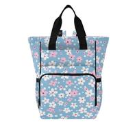 Yoogain Diaper Bag Backpack for Moms Dads Flowers