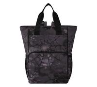 Yoogain Diaper Bag Backpack for Moms Dads Gothic Darkness Purple Web