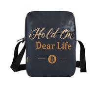 Yoogain Hodl Bitcoin Sign Black mens messenger bag crossbody Crossbody Small Bags For Women Purse For Teens Woman Handbag Shoulder Strap Adjustable Strap for Casual