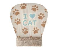 Yoogain I Love Cats Paw Cave Cat Bag Bed for Cats and Small Dog Kitten's Hideaways Cold Weather Soft Wrap Semienclosed