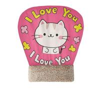 Yoogain I Love You Valentine Cartoon Cat Cat Sleeping Bags Cave Perfect Shelter Kittens Tunnel Pet Hideaway Cold Weather Comfortable Cozy Self Heating