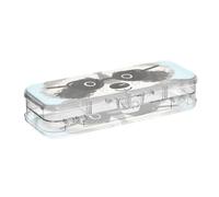 Yoogain Just A Girl Who Loves Raccoon Plastic Pencil Box 2 Layer Boxes Pens Case For Stationery With Snap And Lid