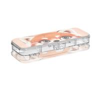 Yoogain Just A Girl Who Loves Red Panda Plastic Pencil Box Double-Deck Pens Case Hard Boxes For Stationery Supplies With Snap And Lid