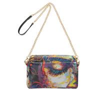 Yoogain Oil Painting Romanticism Mysticism Small Crossbody Bag For Women Vegan Leather Casual Purse Waterproof Shoulder Crossover Bag