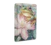 Yoogain Simple Shining Jewelry Frog leather thin wallet for women slim With Cash Slot RFID Blocking credit card protector for men&women