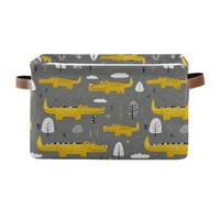 Yoogain Woods Alligator Fairy Gray storage baskets, collapsable waterproof durables fabric storage cubes with sturdy handle stuff Decoraciones for gadget