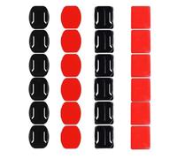 Yoogeer 12Pcs Helmet Accessories Flat Curved Adhesive Mount for Most Action Camera, GoPro Hero, Insta360 X5/X4/X3, DJI OSMO Action, AKASO APEMAN Sports Cam