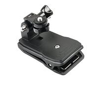 Yoogeer 360 Degree Rotary Backpack Hat Rec-Mounts Clip Fast Clamp Mount for GoPro Hero 2 3 3+ Sony action cam HDR-AS200V AS100V AS30V AS20V AZ1 FDR-X1000VR /AEE Camera/Xiaomi XiaoYi Camera Accessory
