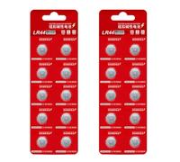 Yooghuge 10/20PCS LR44 Alkaline Battery 1.5V Button Coin Cell Battery Stable Voltages For Digital Clocks LED Lights Watches