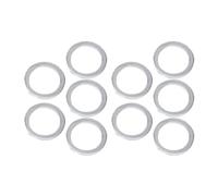 Yooghuge 10Pcs Bikes Pedal Washers Steel Cycling Extenders Pivots Converter Extension Spacers For Fixed Gear Tool Bikes Gaskets