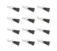 Yooghuge 4/8/12pcs Metal R Type Fix Clip For Remote Control Car Body Shell Secure Mounting 1/12 Scale Model Shell Fixation High Performances Remote Control Clip