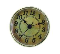 Yooghuge 70mm Embeddeds Quartzs Clock Movement Golden Finish Easy Installation For Decorative Wall Clocks And Home Decoration Electroplated Clock Frame