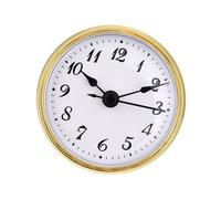 Yooghuge 70mm Embeddeds Quartzs Clock Movement Golden Finish Easy Installation For Decorative Wall Clocks And Home Decoration Electroplated Clock Frame