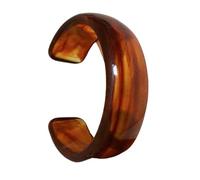 Yooghuge Acrylic Wide Geometric Bangle Exaggerated Statement Accessories Acrylic Texture Suitable For Women Present Geometric Open Cuff