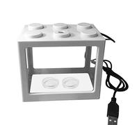 Yooghuge Aquarium LED Lamp Light Desktop Breeding For Tank Portable USB Fish For Light Betta Fish Fighting Cyl Stand