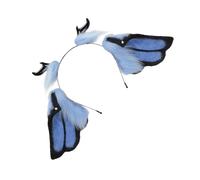 Yooghuge Bendable Devil Horn Hairband Realistic Faux Furs Fantasy Creature Animal Ear Costume Headwear Party Accessory For Adult Halloween Anime Hairband