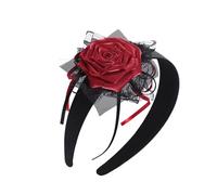 Yooghuge Contemporary Halloween Veil Soft Fabric Headpiece Fashion Hair Decoration For Long Event Costume Parties Adjustable Black Veil Headpiece
