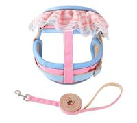 Yooghuge Dog Leash,Escap-Proof Pet Harness for s Adjustable Vest for Puppy Dog Lace Comfortable Kitten Walking Harness Leash