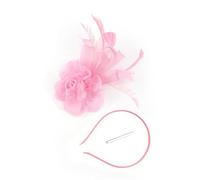 Yooghuge Elegant Fascinator Feathered Headwear For Adults Soft Headpiece Great For Themed Parties Vintage Fashion Styling European Feather Headwear