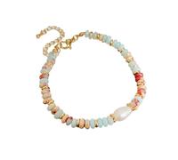 Yooghuge Fashionable Women's Necklace Craft From Natural Stone Beads And Pearls Pendant Decoration For Elegant Look Styles