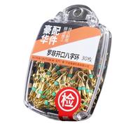 Yooghuge Fast Release Open Connector O-Type Rings 360 Degree Rotation Load Relief Subwire Connector O-Rings Fishing Gear Gear