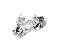 Yooghuge Love Inspired Adjustable Sturdy Alloy Rings For Couples Featuring Sun And Moon Designs Accessory For Special Occasions Trendy Styles