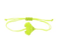 Yooghuge Romance Twine Cord Bracelets Braided Heart Pattern Unisex Love Tokens Handcrafted Couple Jewelry Accessory Braided Heart Love Rope Bracelets