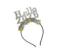 Yooghuge Sparkling New Year Headbands Hello 2026 Glitters Hairhoop For Holiday Celebrations Parties Carnivals Costume Accessories Festival Hair Accessories For New Year Eve
