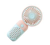 Yooghuge USB Rechargeable Handheld Miniature Fan For Students Library Office Travel Quiet Operations Portable Cooling Device Pocket Sized Rechargeable Fan