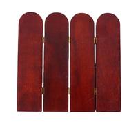 Yooghuge Wooden Dollhouses Partition Door Bathroom Ornament For Miniature Interior Design Zakka Model Room Divider Panel