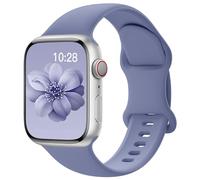 Yoohoo Soft Silicone Strap Compatible with Apple Watch Straps 38mm 40mm 41mm 42mm 44mm 45mm 46mm 49mm Women Men,Sport Replacement Bands for iWatch Series 11 10 9 8 7 6 5 4 3 2 1 SE Ultra,Lavender