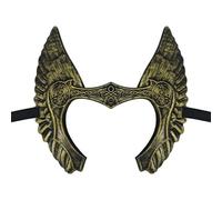 YOOJIA Antique Angel Wing Crown Headband Medieval Warrior Headpiece for Renaissance Cosplay Halloween Gold A One Size