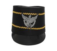 YOOJIA Marching Band Hat - Band Major Hat Feather Soldier Drum Major Toy Soldier Hats Costume Accessory Type Q One Size