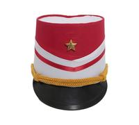 YOOJIA Marching Band Hat - Band Major Hat Feather Soldier Drum Major Toy Soldier Hats Costume Accessory Type I One Size