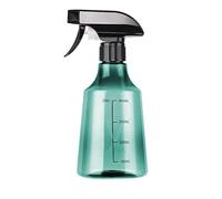 YOOJIA Plastic Spray Bottles Refillable Empty Mist Sprayer Squirt Bottles for Cleaning Products, Watering Plants Green One Size