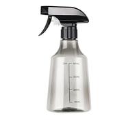 YOOJIA Plastic Spray Bottles Refillable Empty Mist Sprayer Squirt Bottles for Cleaning Products, Watering Plants Gray One Size