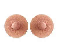 YOOJIA Silicone Nipples Cover Realistic Nipple Fake Areola for Drag Queen CD Cross Dresser Nude S