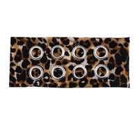 YOOJIA Women Hollow Out Eyelets Elastic Headband Yk Punk Grunge Wide Head Band Grommet Hair Headbands Tiger Pattern 3 One Size