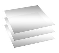 Yookeer 3 Pcs Two Way Mirror Glass, 12x24x0.04 Inch Acrylic See Through Infinity Mirror Sheet for Magic Project, 30% Transparent